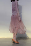 Marc Le Bihan Silk Skirt Six-layer Gauze 25930 Series French Hand-dyed MLB-25930-FENHONG Pink PINK